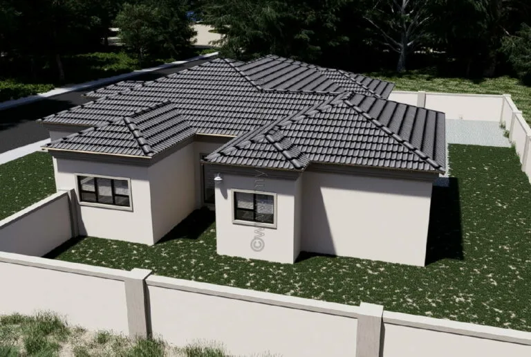 4 Bedroom House Plan MLB 019.4
