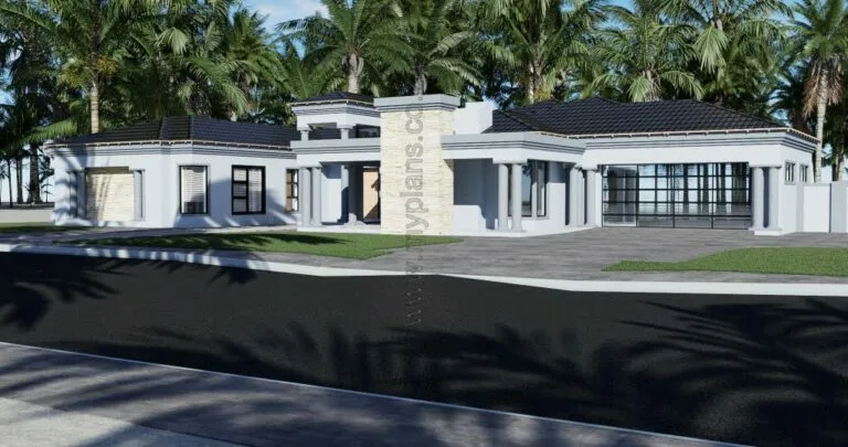 4 Bedroom House Plan MLB 058.2S
