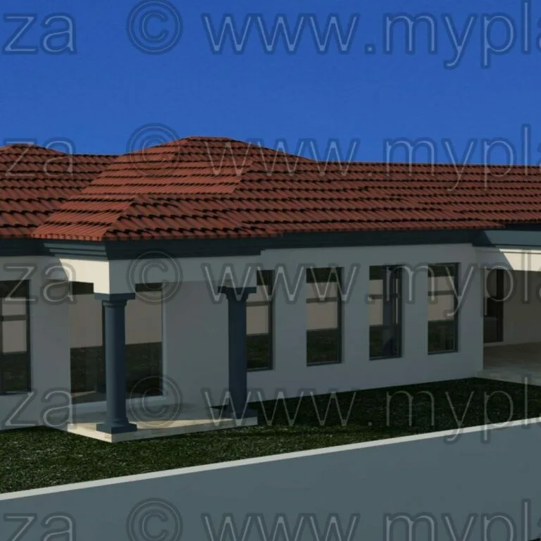 4 Bedroom House Plan MLB 058S