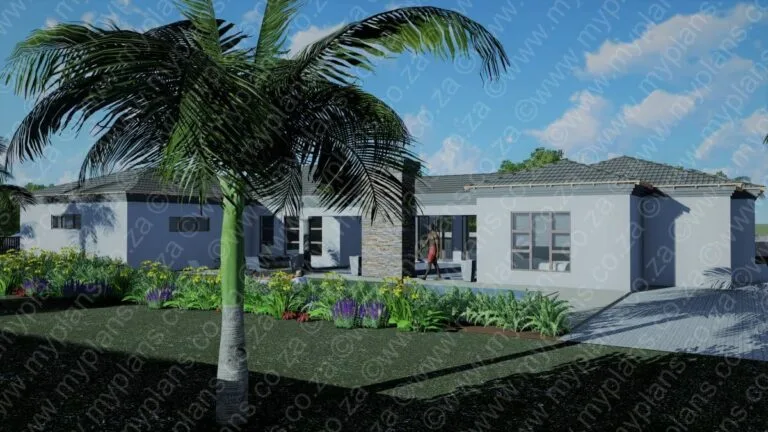 4 Bedroom House Plan MLB 083s