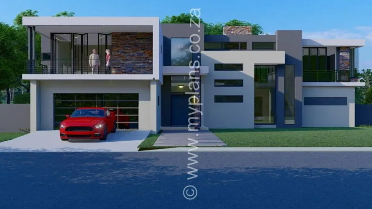 5 Bedroom House Plan MLB 073 2d