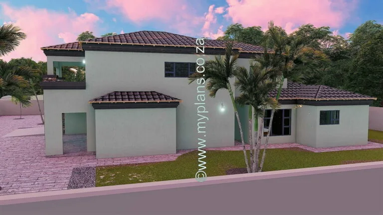 5 Bedroom House Plan MLB 1815D