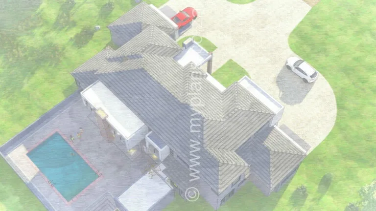 6 Bedroom House Plan MLB N01