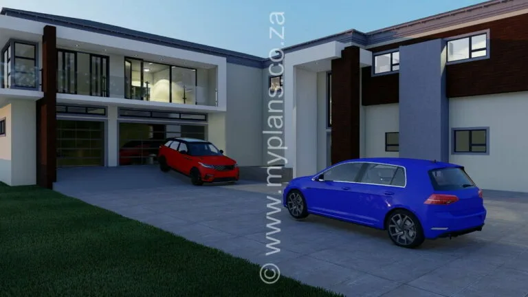 6 Bedroom House Plans MLB N02