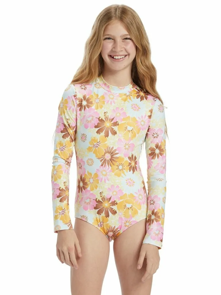 Billabong Girls Flower Power Bodysuit - MULTI 16