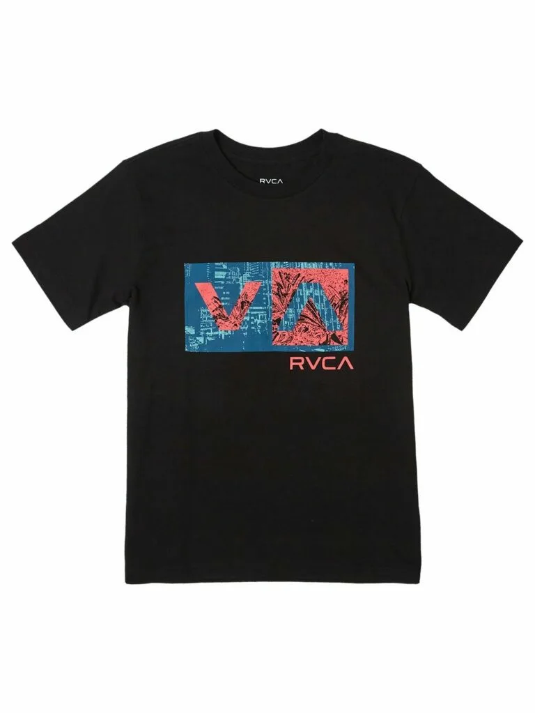 RVCA Boys Balance Box T-Shirt - Black 16