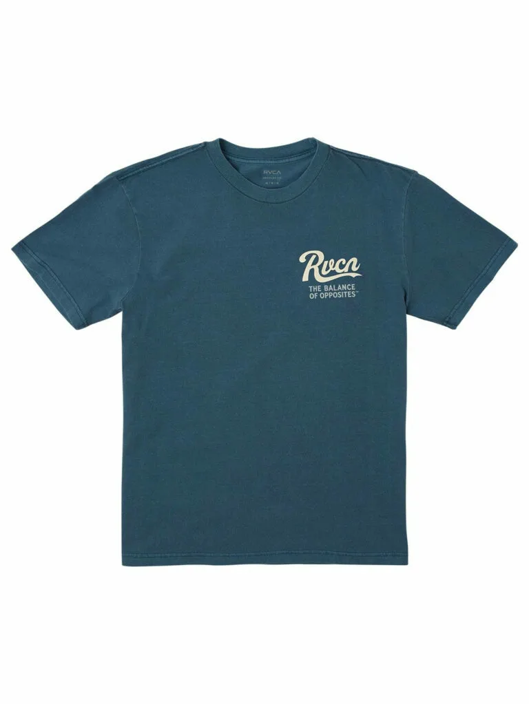 RVCA Boys Pennantan T-Shirt - Blue 16