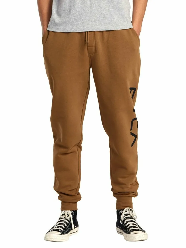 RVCA Men's Big RVCA Trackpant - BROWN XXL