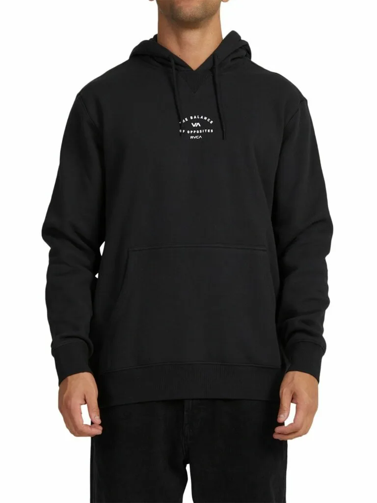 RVCA Men's VA Arch Hoodie - Black XXL