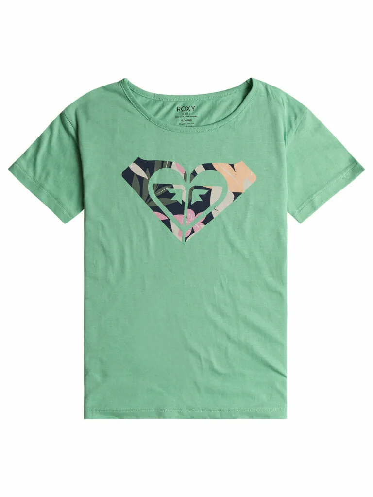 Roxy Girls Day And Night T-Shirt - GREEN 16