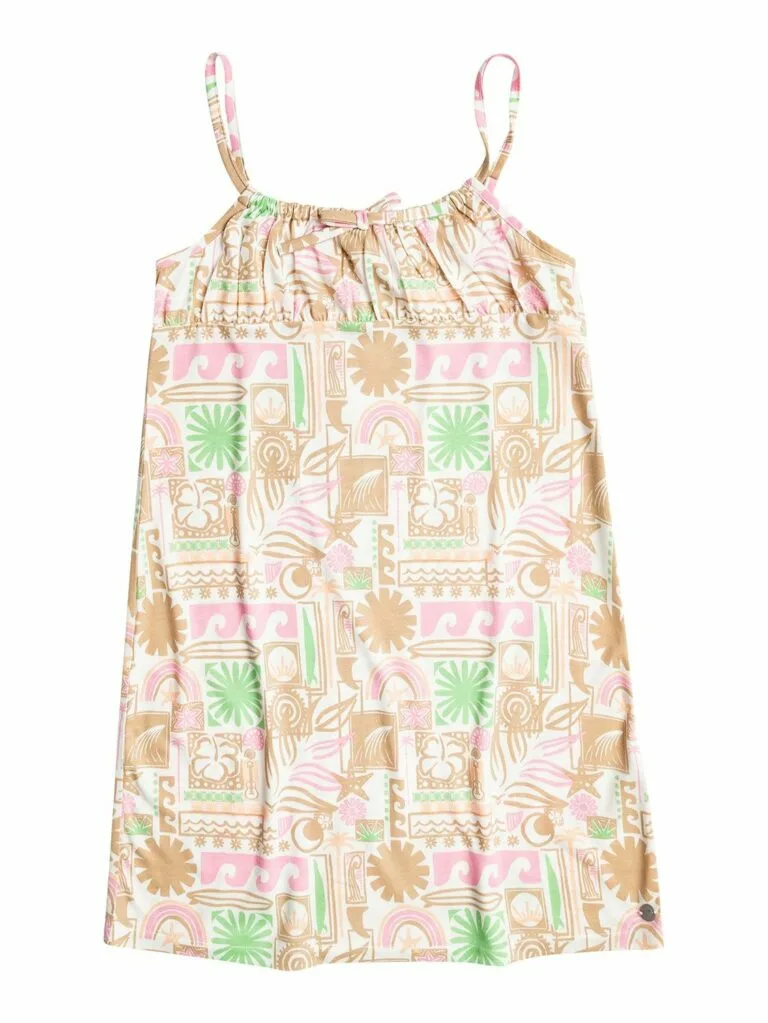 Roxy Girls Party All The Time Dress - WHITE 16