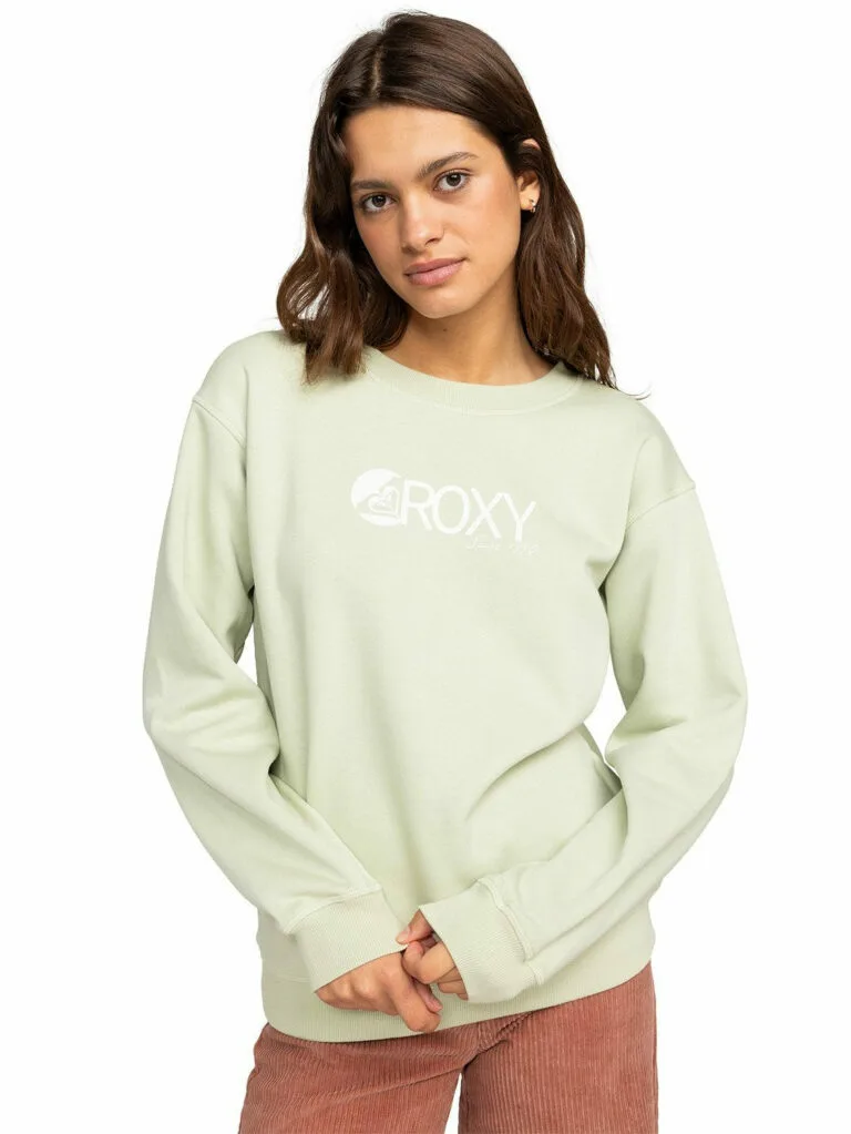 Roxy Ladies Surf Stoked Crew - GREEN XXL