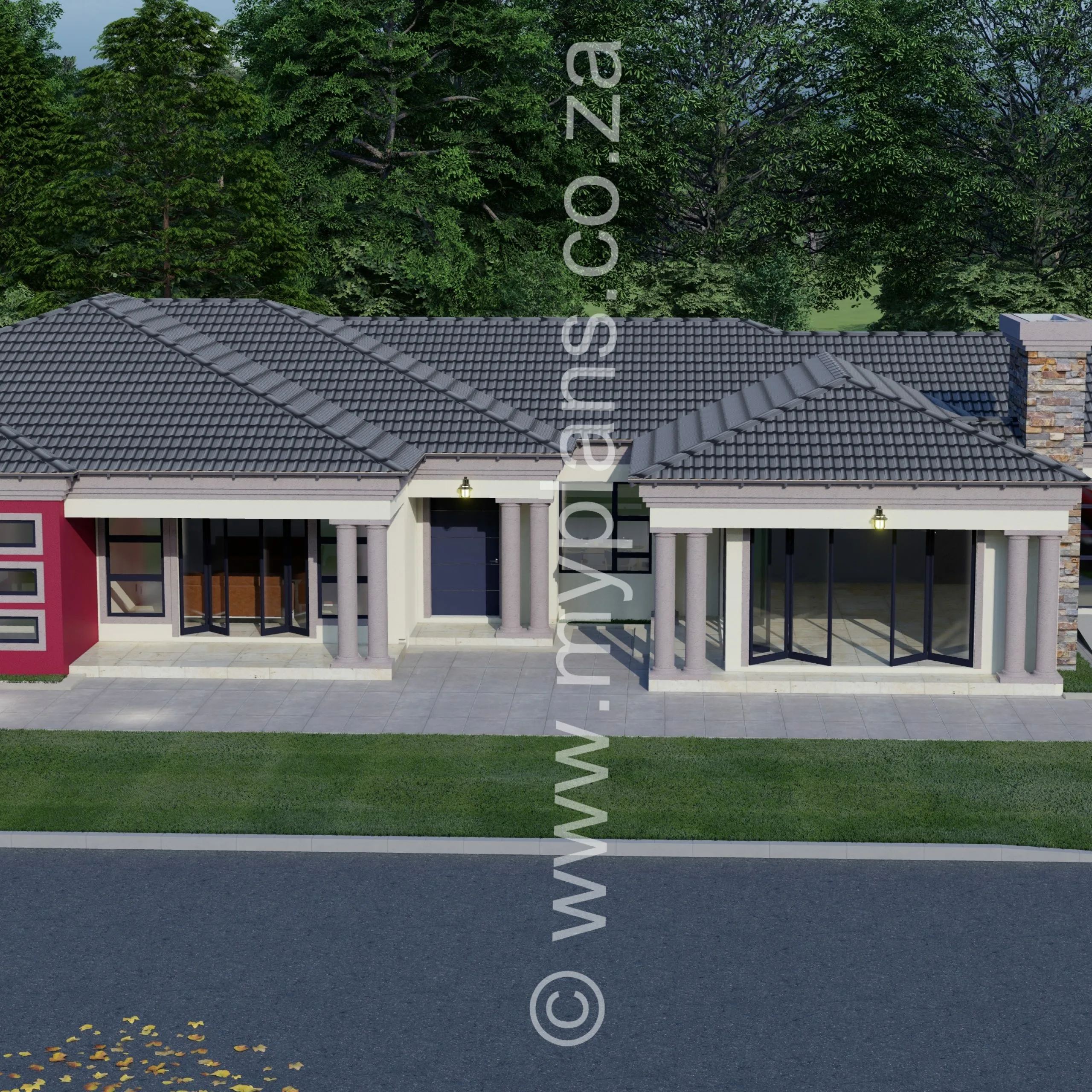 4 Bedroom House Plan BLA 0020S