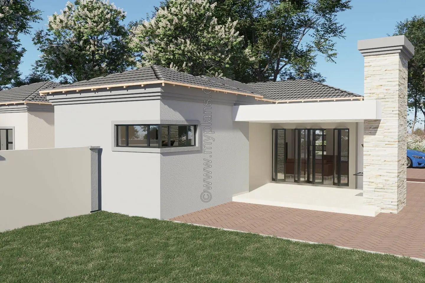 4 Bedroom House Plan MLB 007.10S