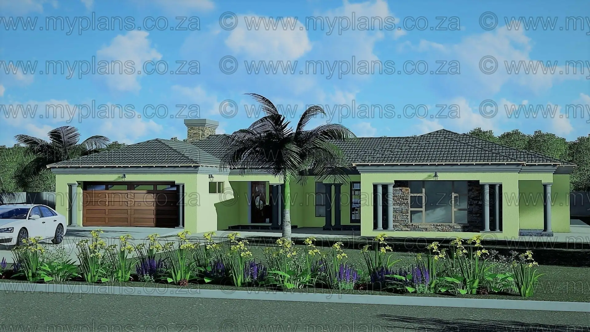 6 Bedroom House Plans MLB 1820S