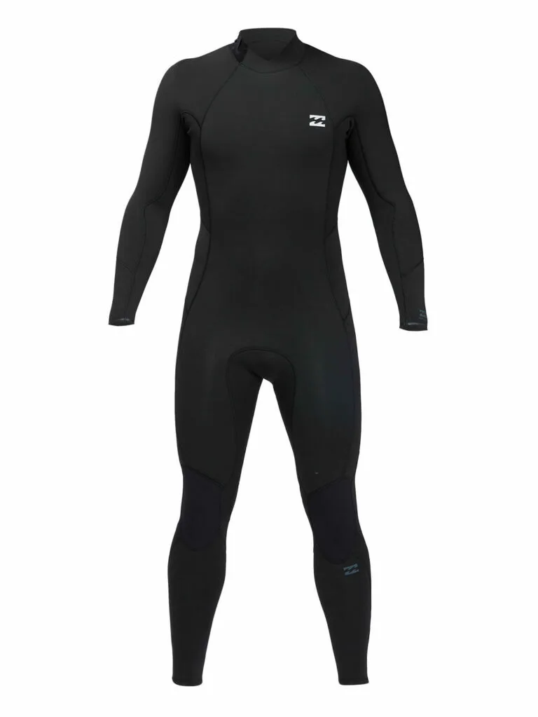 Billabong Men's 3/2mm Absolute Flatlock Back Zip Full Wetsuit - Black XXL
