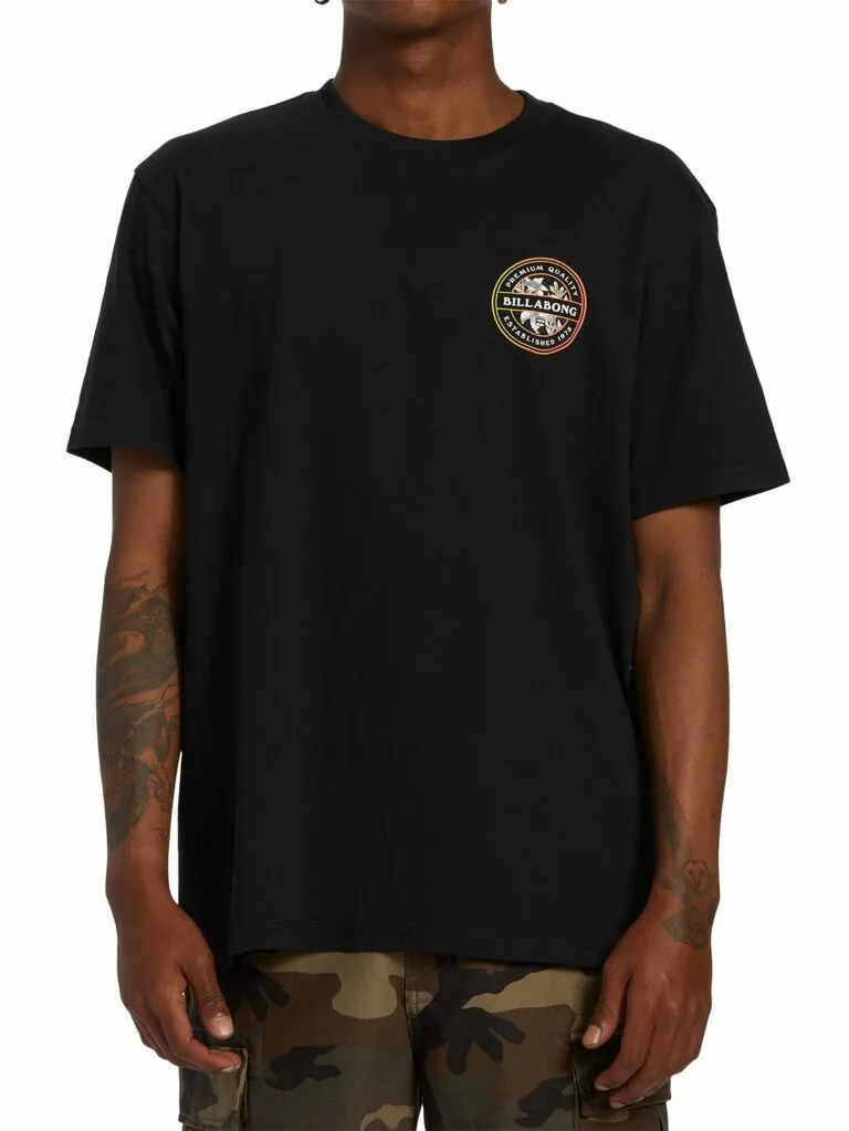 Billabong Men's Rotor T-Shirt Black - Black XXL