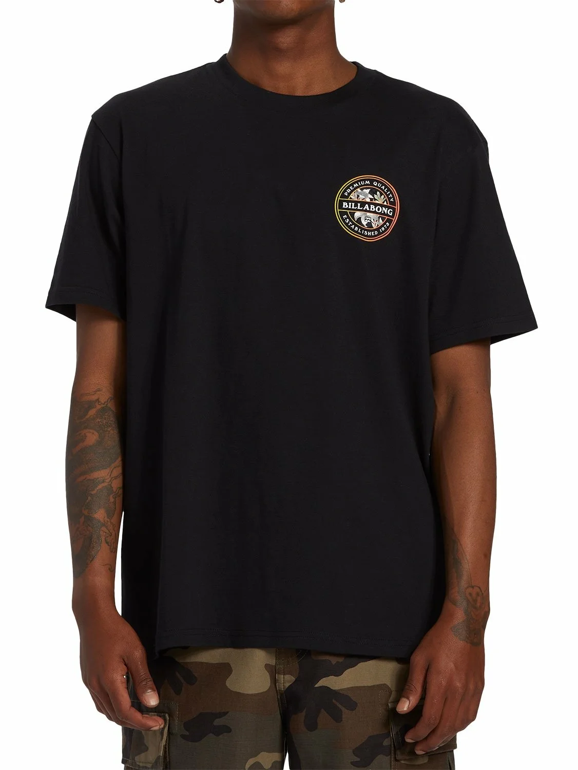 Billabong Men's Rotor T-Shirt Black - Black XXL