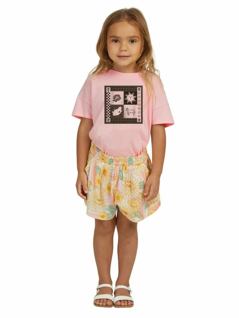 Billabong Pre-Girls All Types of South African T-Shirt - PINK 7