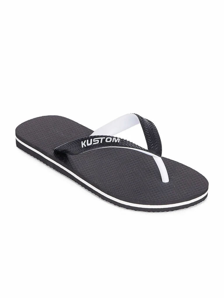 Kustom Boys Blend Base Flip Flops - Black UK 5