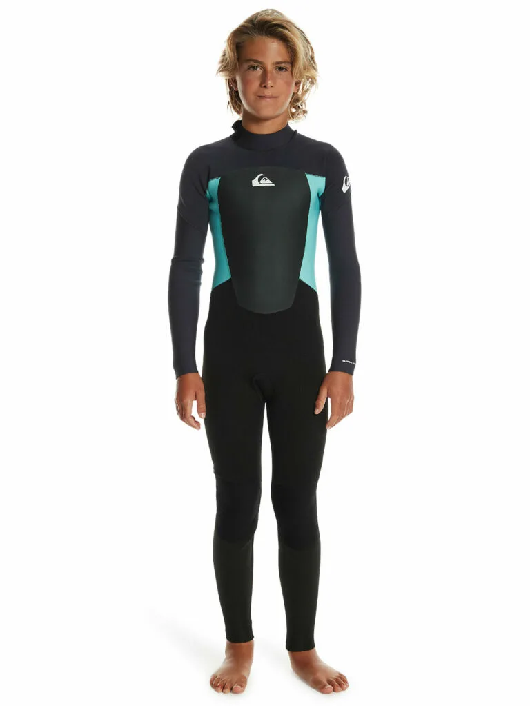 Quiksilver Boys 3/2 Prologue Back Zip Wetsuit - Black 16