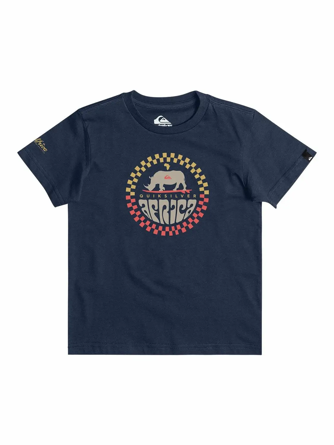 Quiksilver Boys Look Out Africa T-Shirt - Navy 16