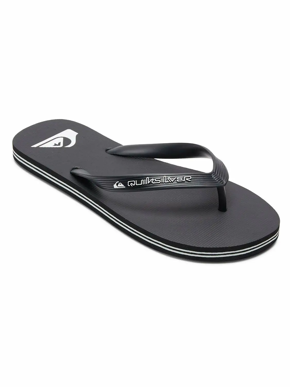 Quiksilver Men's Molokai Core Flip Flops - Black UK 12