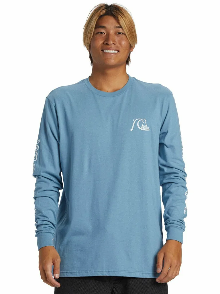 Quiksilver Mens's Original Boardshort T-Shirt - Blue XXL
