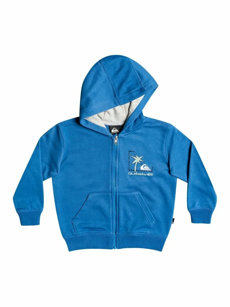 Quiksilver Pre Boys Neo Neon Zip Hoodie - Blue 7