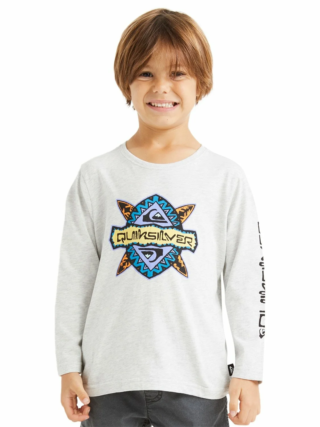 Quiksilver Pre-Boys Rainmaker T-Shirt - Grey 7