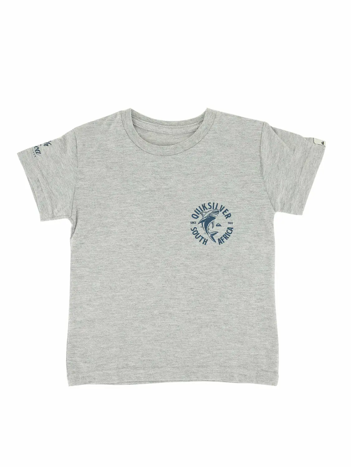 Quiksilver Pre-Boys Shark Bite T-Shirt - Grey 7