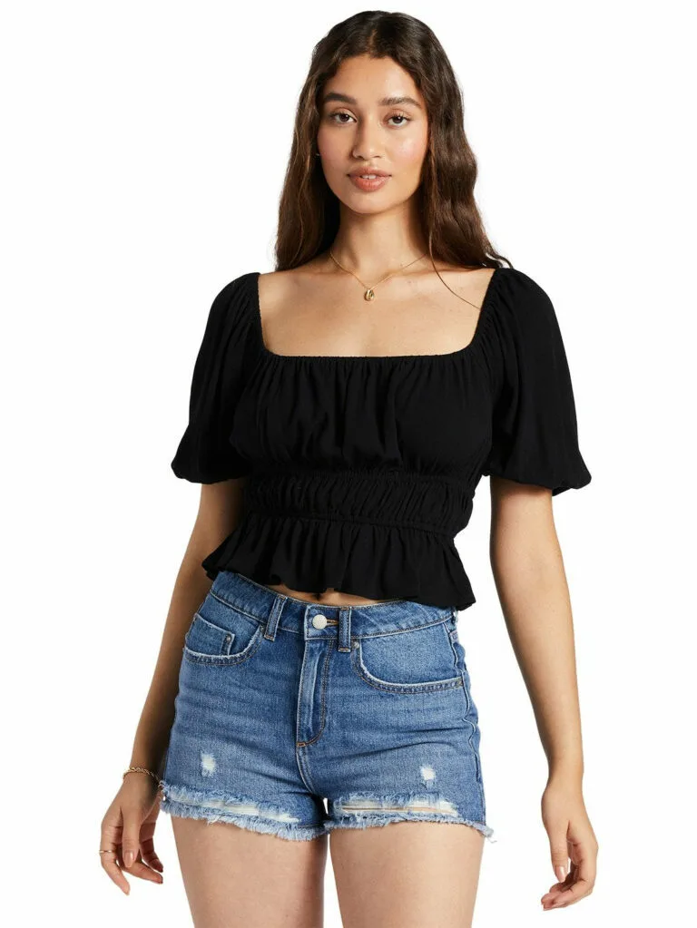 ROXY Ladies Warm Winds Top - Black XXL