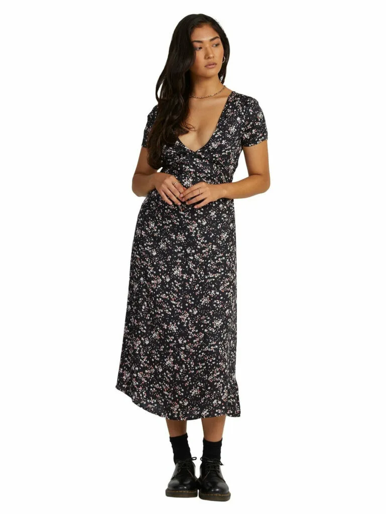 RVCA Ladies Heaven Sent Dress - Black XXL