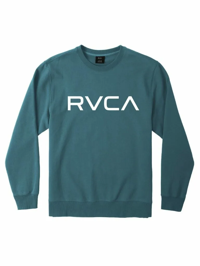 RVCA Men's Big RVCA Crew - GREEN XXXL