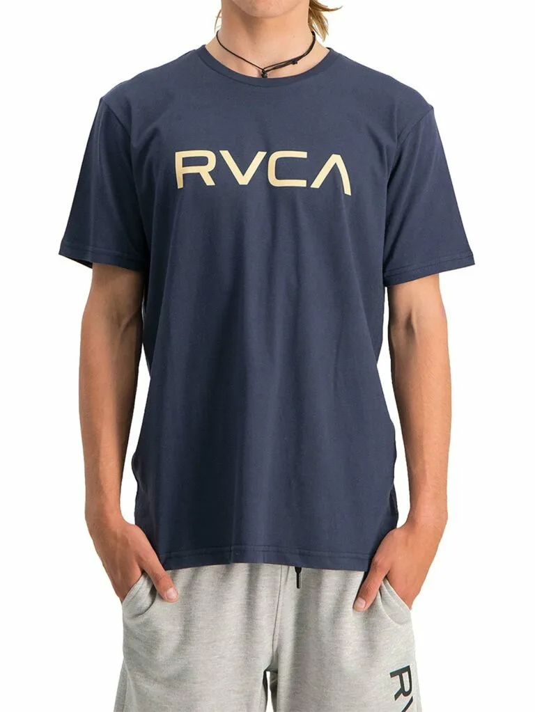 RVCA Men's Big RVCA T-Shirt - Navy XXXL