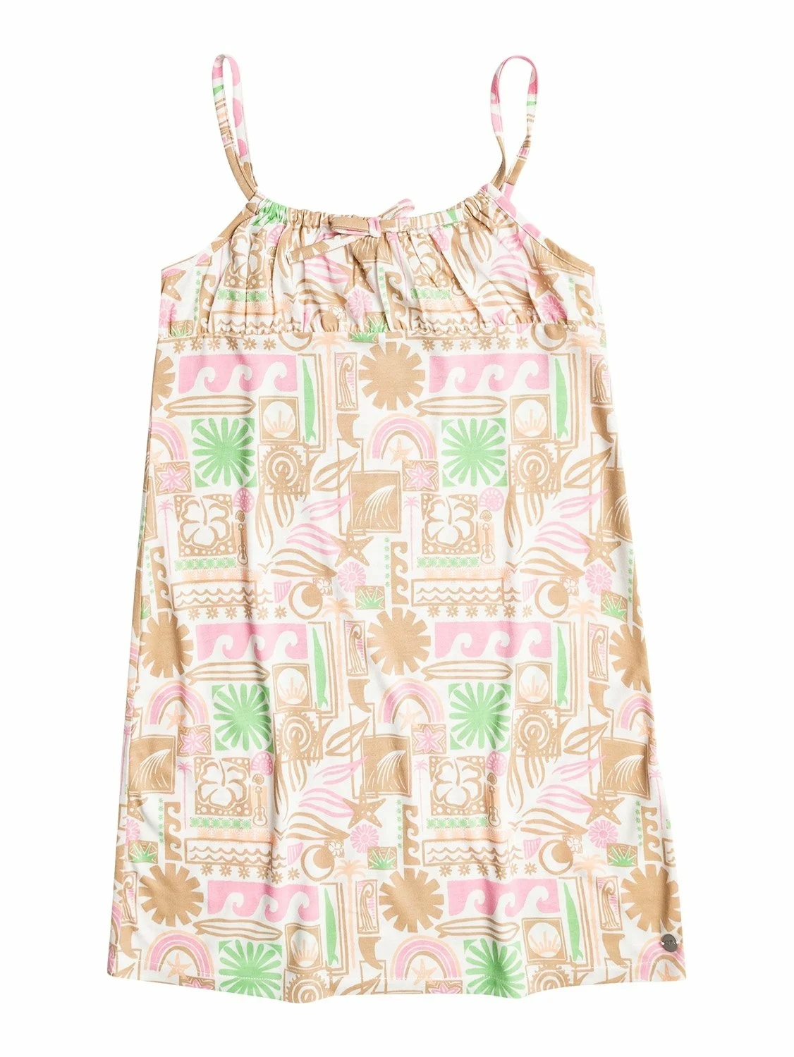 Roxy Girls Party All The Time Dress - WHITE 16
