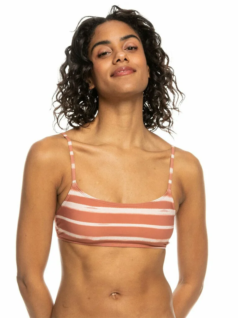 Roxy Ladies Beach Classics Basic Bikini Top - BROWN XXL