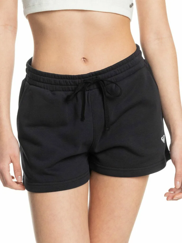 Roxy Ladies Surf Stoked Terry Shorts - Black XXL